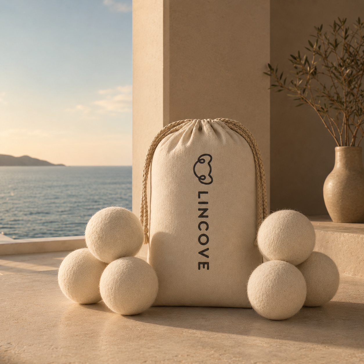 The Launder™ 100% Organic Wool Dryer Balls