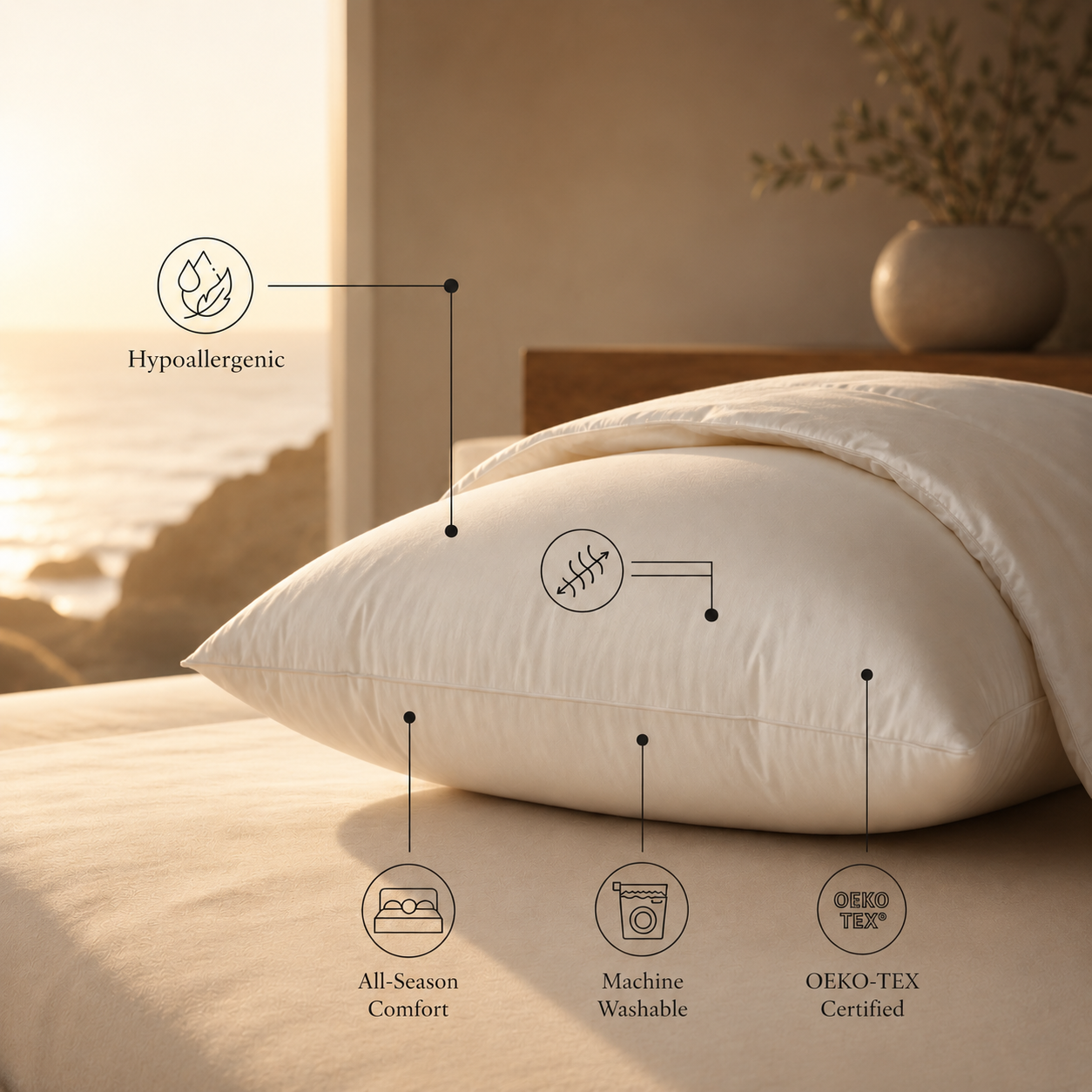 The Private Edition™ Eiderdown Pillow