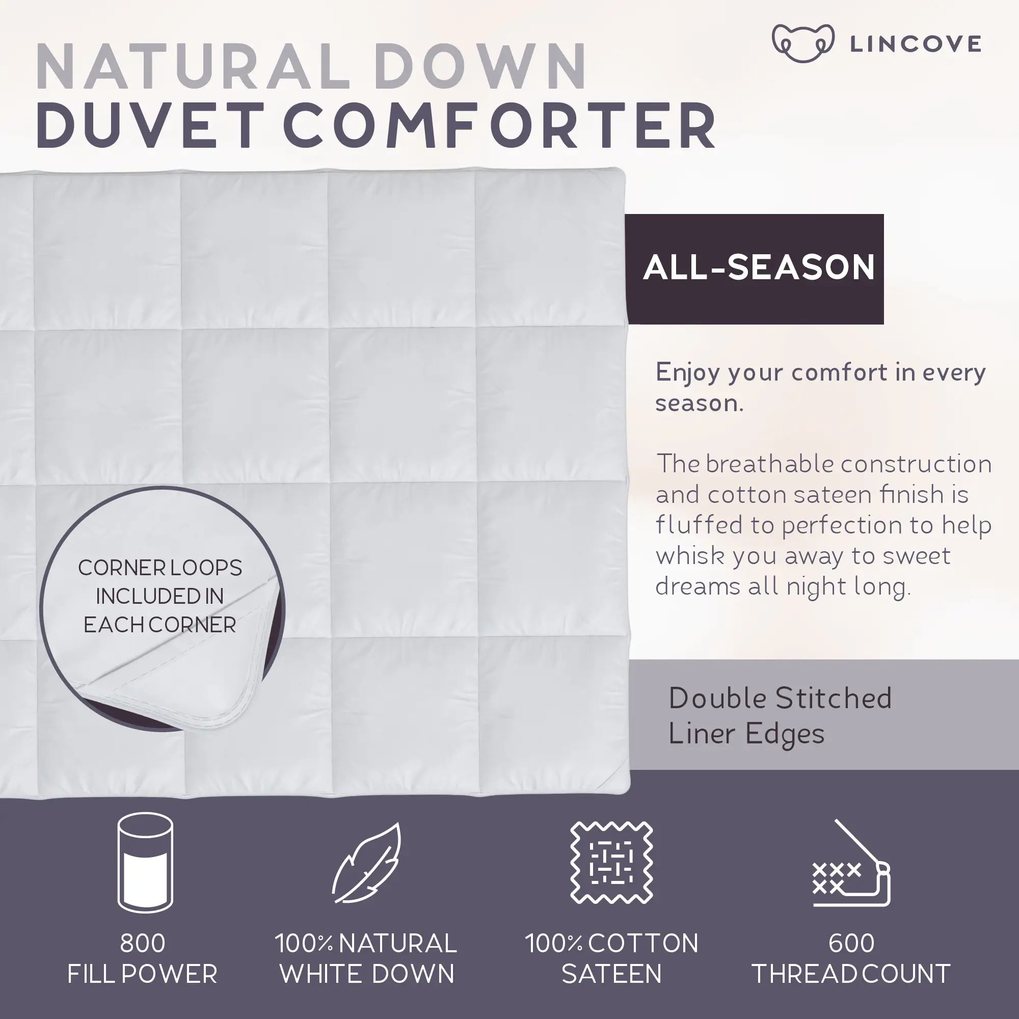 The Reserve™ 100% Down Duvet Comforter