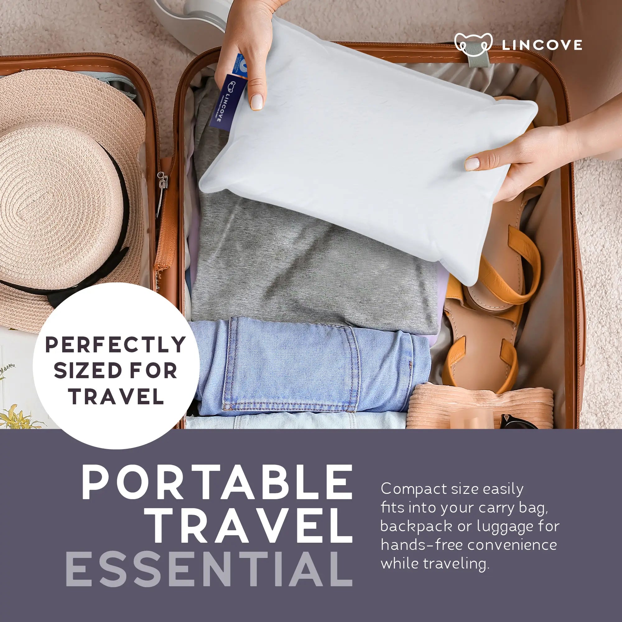 The Journey™ Canadian Down Travel Pillow
