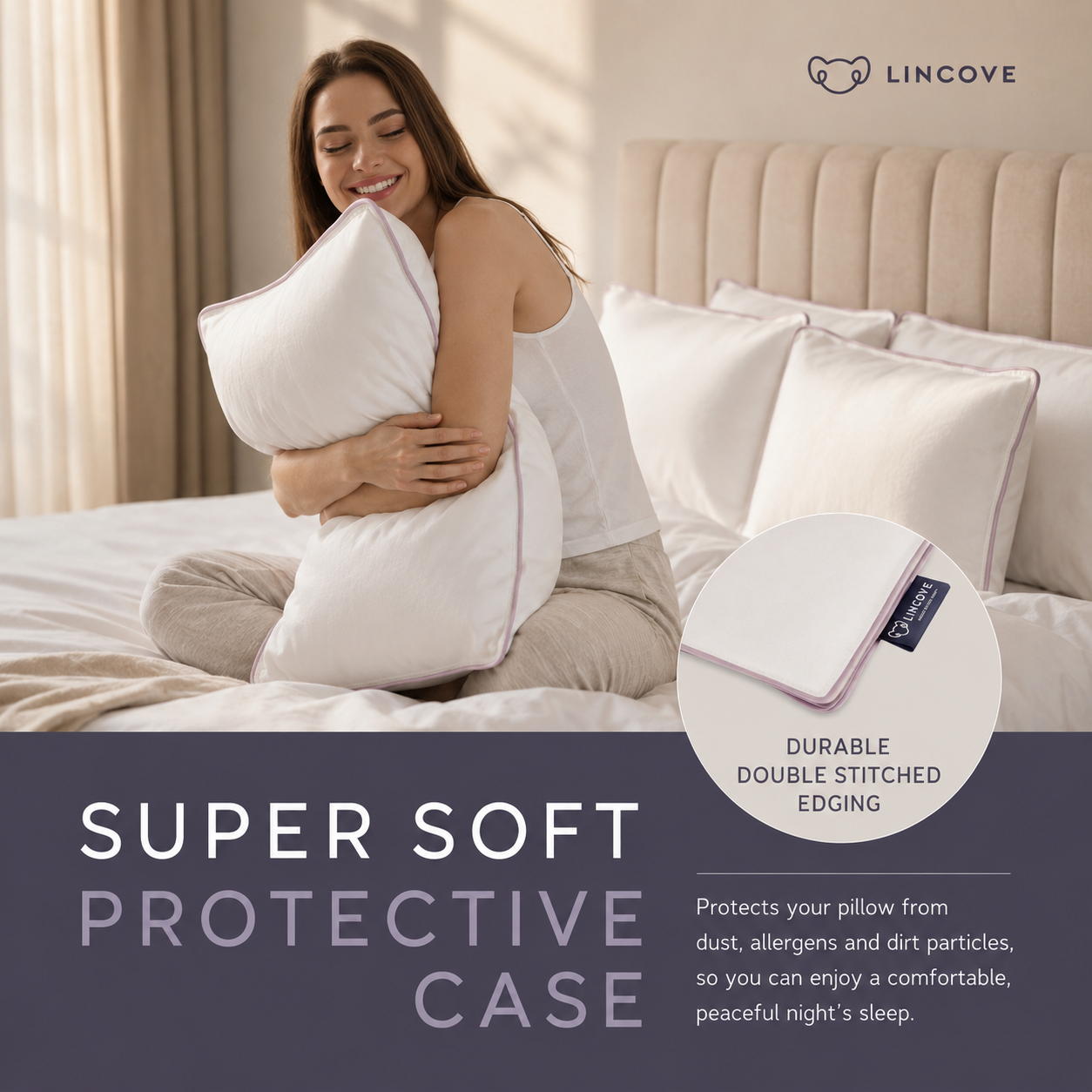 The Guardian™ 100% Cotton Pillow Protector