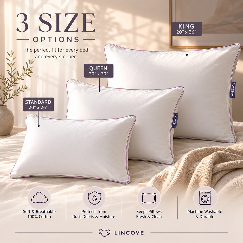 The Guardian™ 100% Cotton Pillow Protector