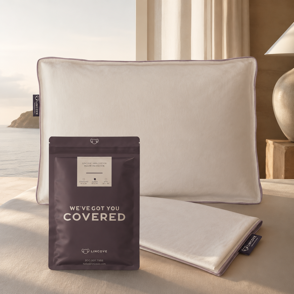 The Guardian™ 100% Cotton Pillow Protector