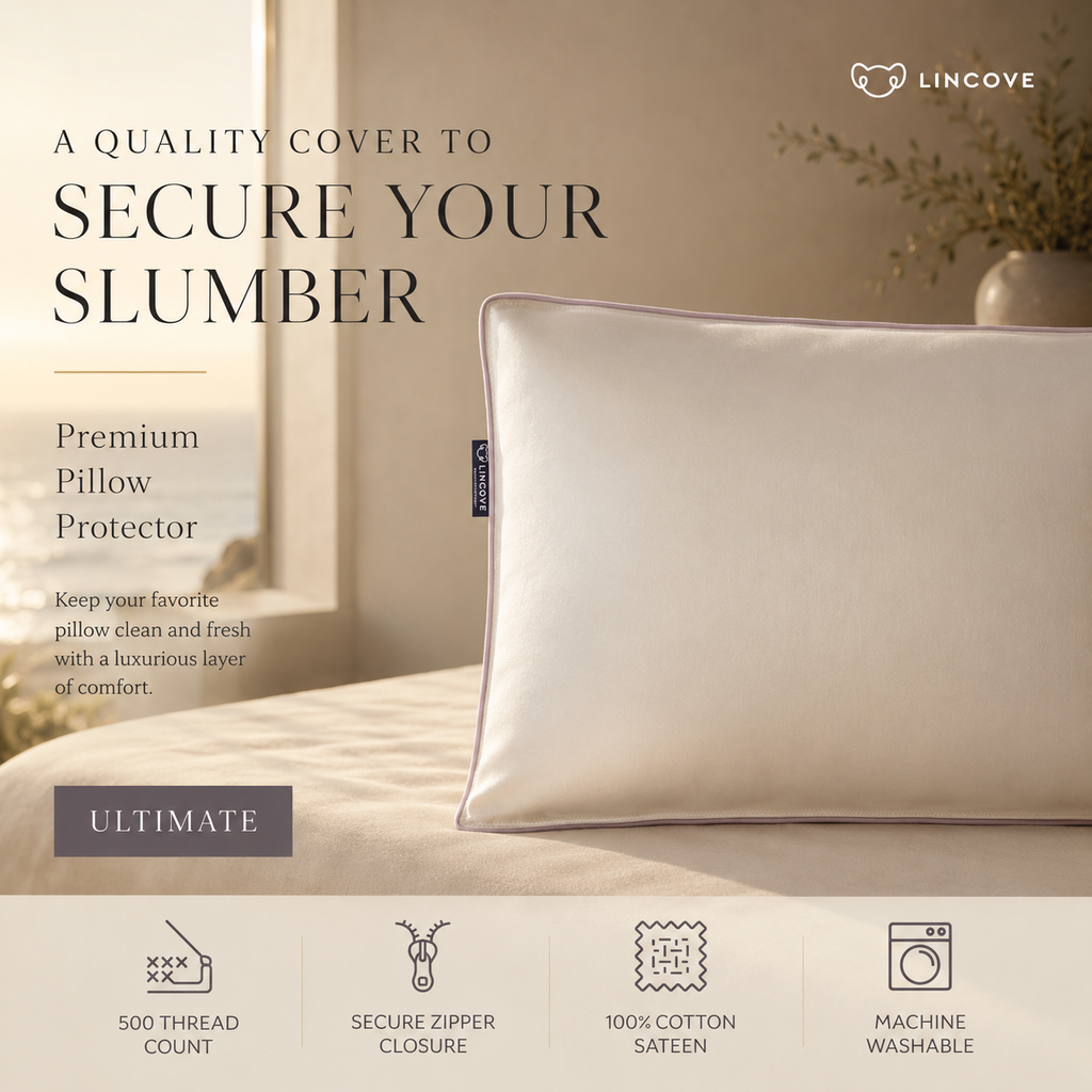 The Guardian™ 100% Cotton Pillow Protector