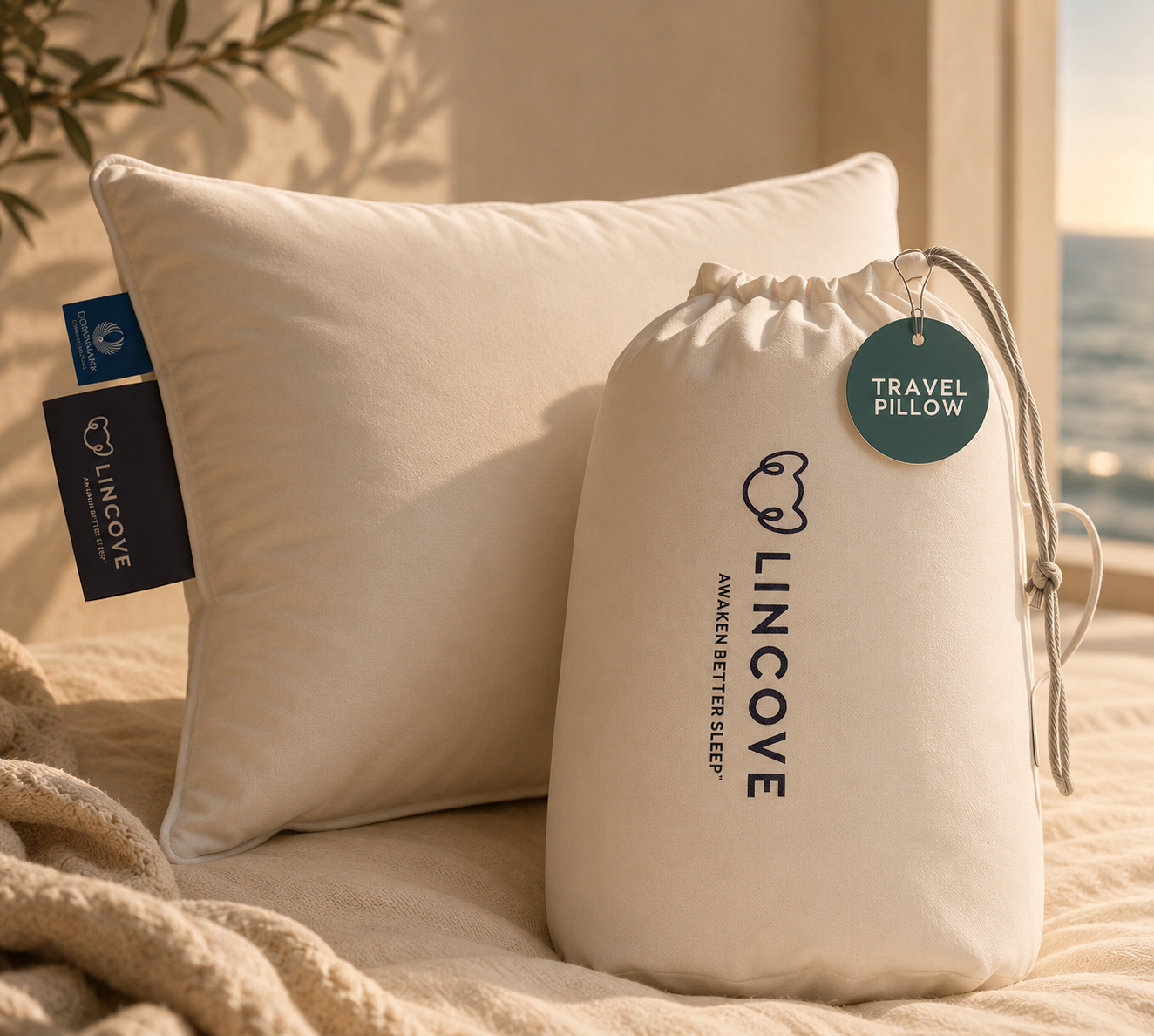 The Journey™ Canadian Down Travel Pillow